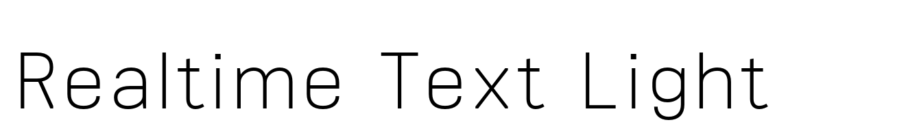 Realtime Text Light
